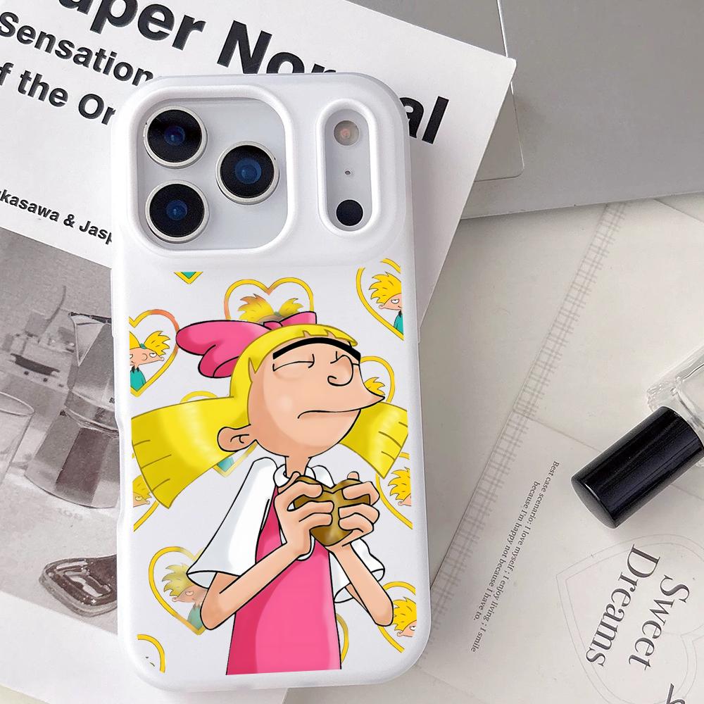 Mini Pc Case - Tekenfilm H-Hey Arnold! Telefoonhoesje voor iPhone