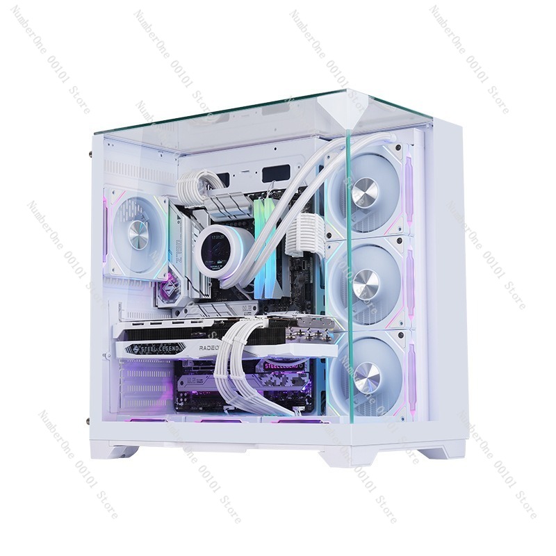 Atx Case - ATX Gaming PC-kast Panoramisch Gehard Glas