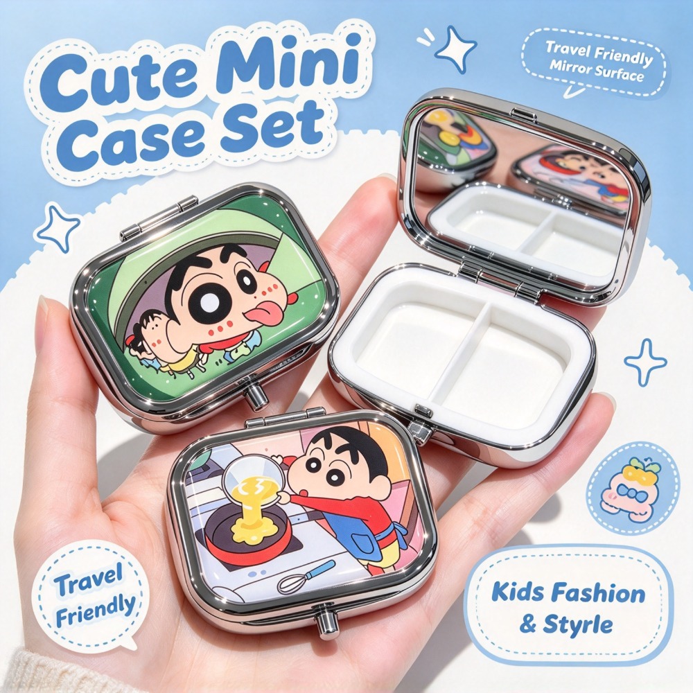Case Fans - Crayon Shin-chan Mini verzegelde metalen blikdoos,