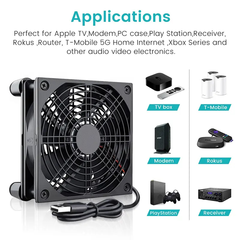 Pc Chassis - USB Aangedreven Computer PC Case Fan