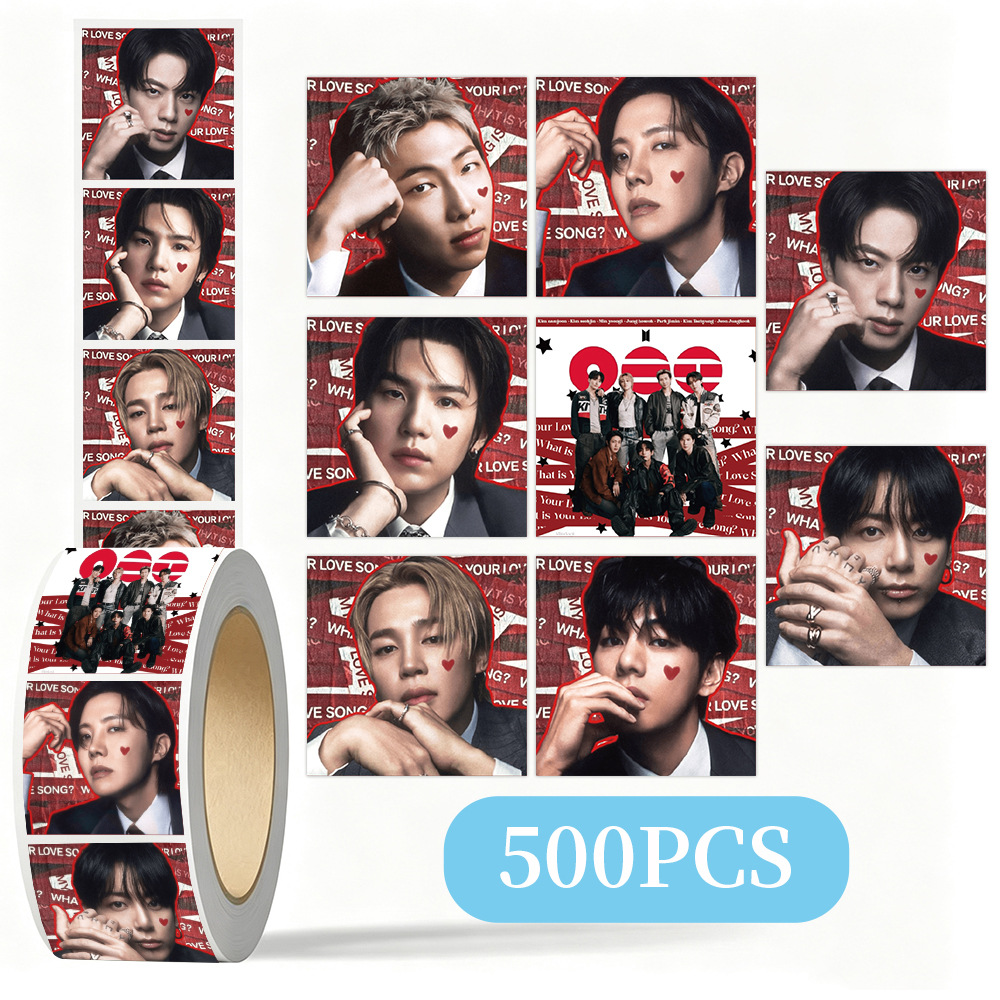 K-pop BTS Rolstickers 500 Stuk - Case Fans recensie en prijs